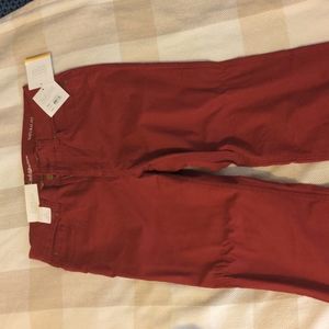 Croft and Barrow Natural Fit red pants